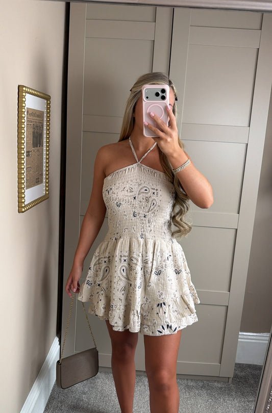 Women’s Beige Playsuit