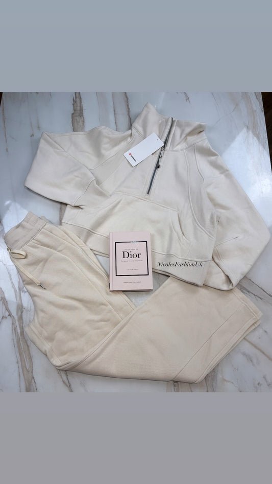 SALE-Women’s Beige LL Tracksuit INSTOCK (1-3 Days Delivery)